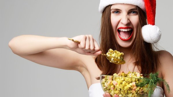 новогодние салаты