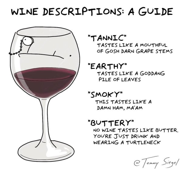 wine tasting notes