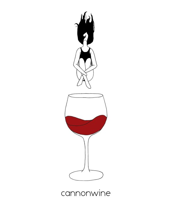 рисунок бокал