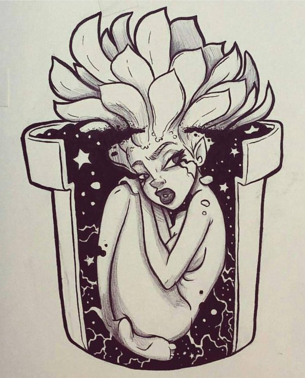 эскиз татуировка