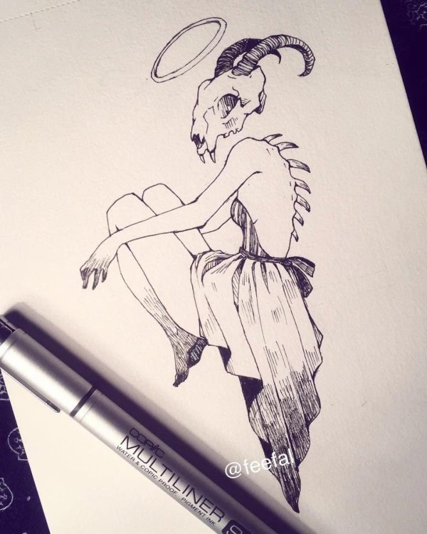 мрачные эскизы