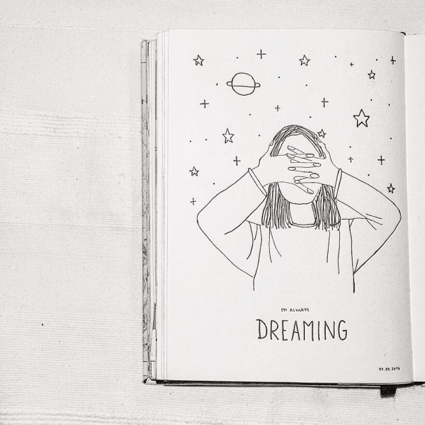 срисовки для скетчбука