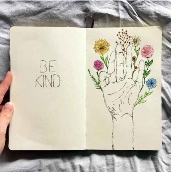 рисунок в скетчбук