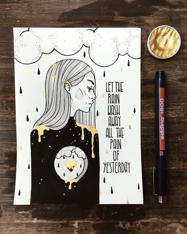 идеи рисунков в скетчбуке