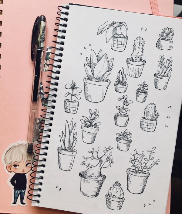 срисовки для скетчбука