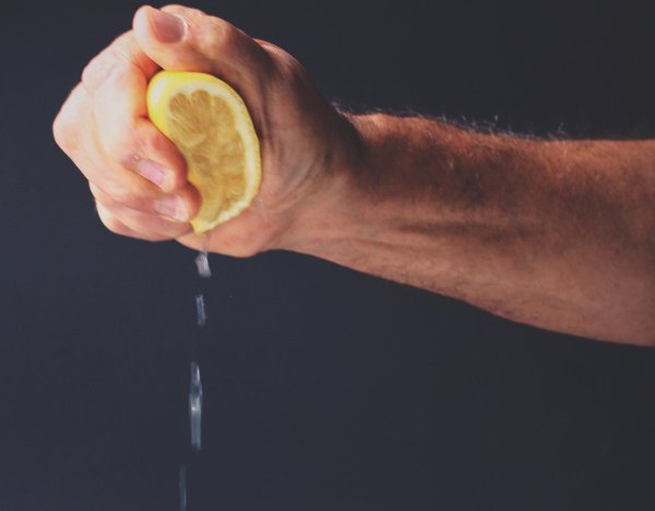 squeeze the lemon