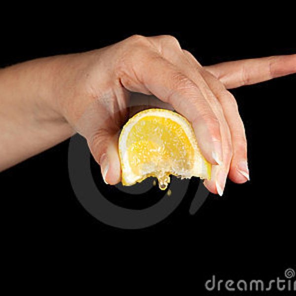 squeezing lemons