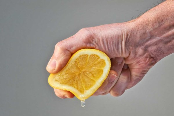 squeeze the lemon