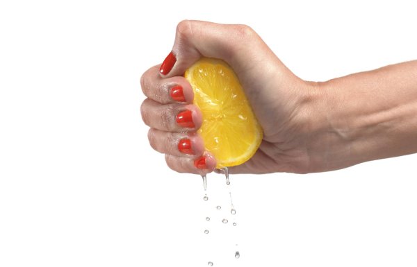 squeeze the lemon