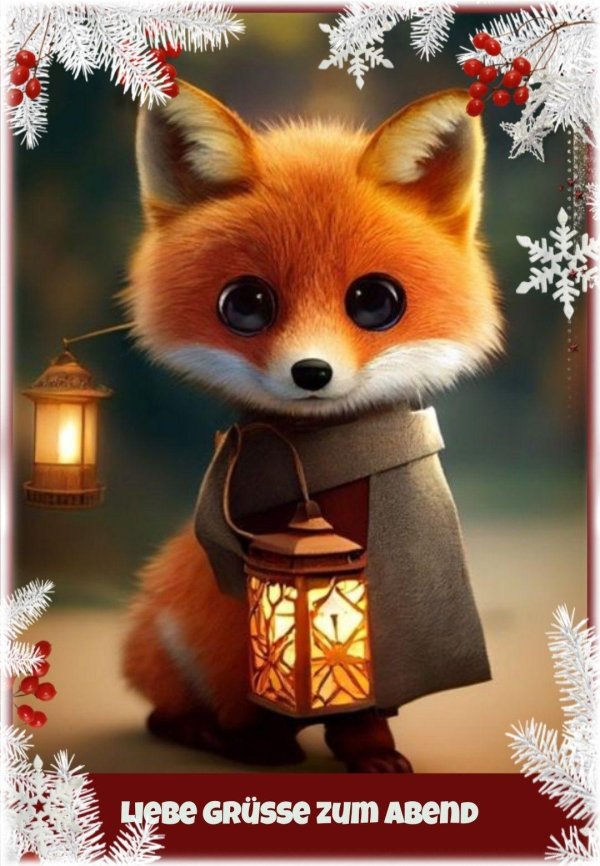 новогодние лисички