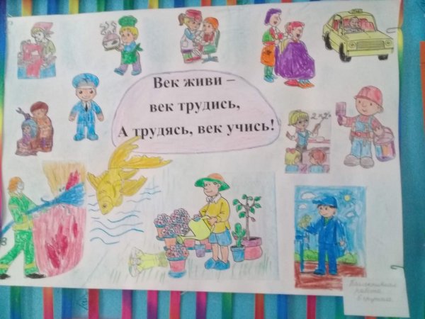 профессии плакат