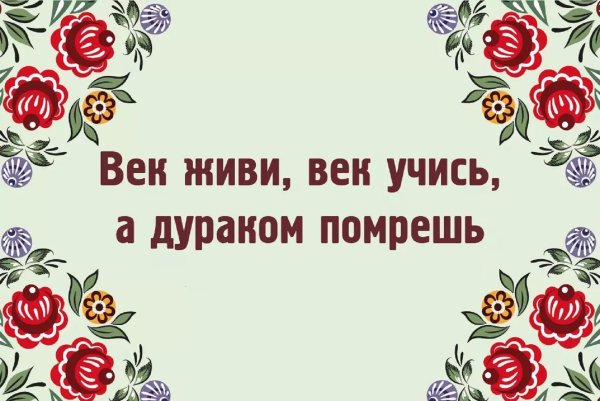 век живи век учись