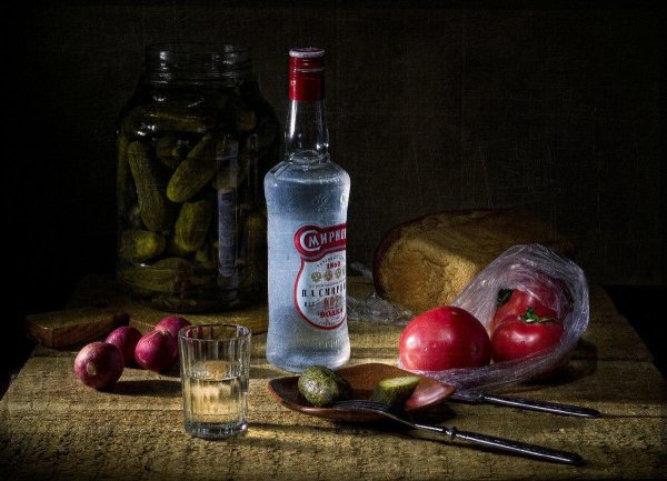 натюрморты с водкой николая ляпина