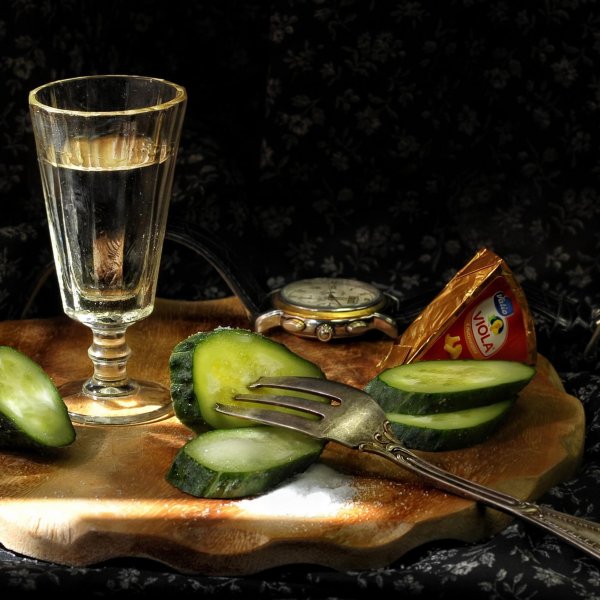 стакан водки