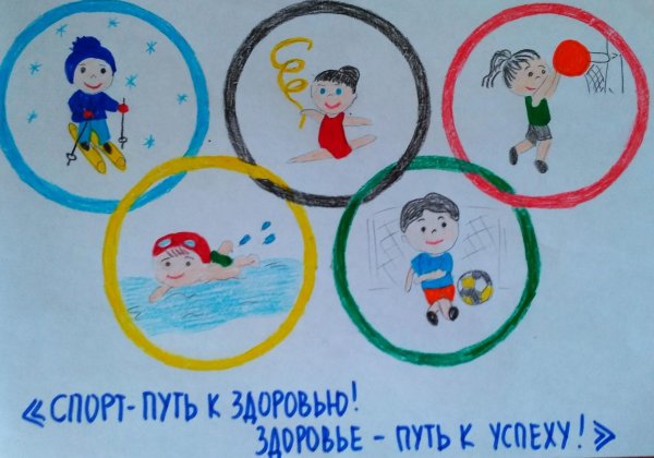 плакат на тему олимпийцы